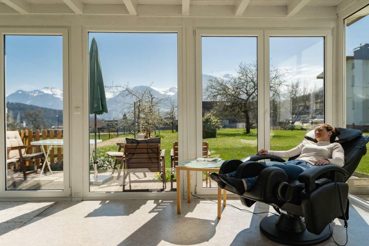 Ferienwohnung Metzler - Blick Auf Die Berge Göfis Exterior foto